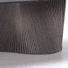 Moderne bord med marmor effekt stentøj top lavet i Italien, Adrano Viadurini