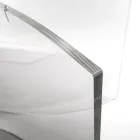 Ovalt bord i gennemsigtig plexiglas fremstillet i Italien - Gabriela Viadurini