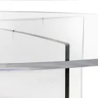 Ovalt bord i gennemsigtig plexiglas fremstillet i Italien - Gabriela Viadurini