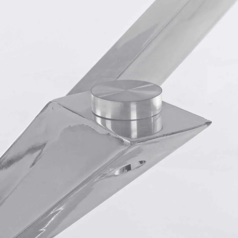 Homemotion spisebord med hærdet glasplade - Denda Viadurini