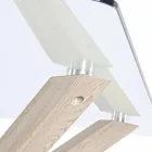 Homemotion spisebord med hærdet glasplade - Denda Viadurini