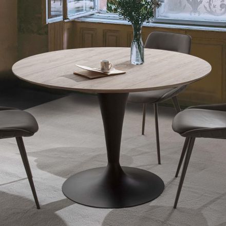 Spisebord med udtrækkeligt rundt bord op til 170 cm - Moreno Viadurini