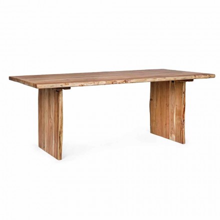 Homemotion Modern Acacia Wood spisebord - Pinco Viadurini
