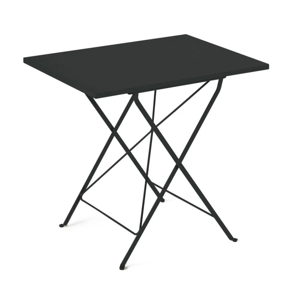 Sammenklappeligt havebord i galvaniseret stål Fremstillet i Italien - Akila Viadurini