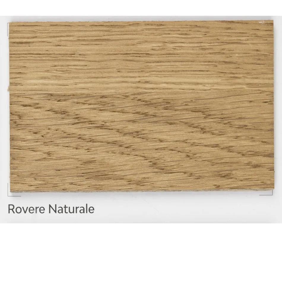 Solid eg belagt bord og krystalbund lavet i Italien - Noelia Viadurini