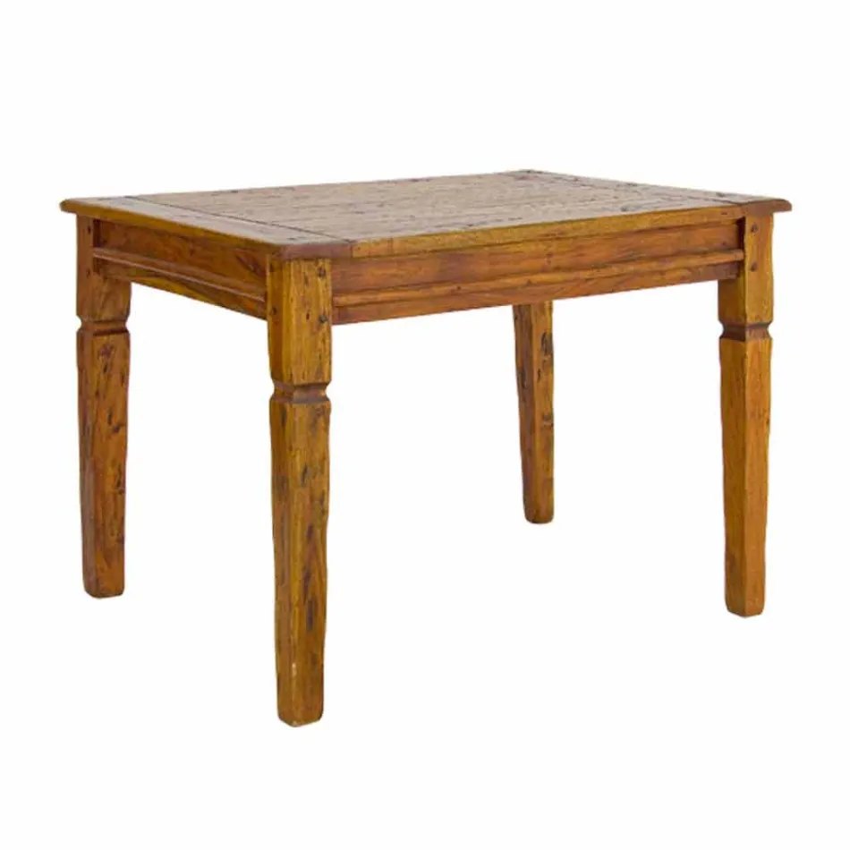 Udtrækkeligt spisebord op til 290 cm i massivt træ Homemotion - Carbo Viadurini