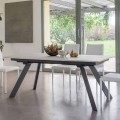 Udtrækkeligt bord op til 2,8 meter med keramisk top Made in Italy - Paoluccio