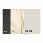 Udtrækkeligt spisebord Keramisk top op til 2,8 m Lavet i Italien - Paoluccio Viadurini