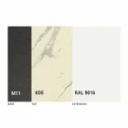 Udtrækkeligt spisebord Keramisk top op til 2,8 m Lavet i Italien - Paoluccio Viadurini