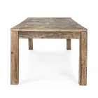 Spisebord i genbrugt Elm Wood Classic Design Homemotion - Badia Viadurini