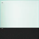 Spisebord i gennemsigtigt glas og metal Forskellige farver 5 størrelser - Aschio Viadurini