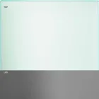 Spisebord i gennemsigtigt glas og metal Forskellige farver 5 størrelser - Aschio Viadurini