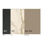 Rundt spisebord med udtrækbar plade til 180 cm Fremstillet i Italien - Muschio Viadurini