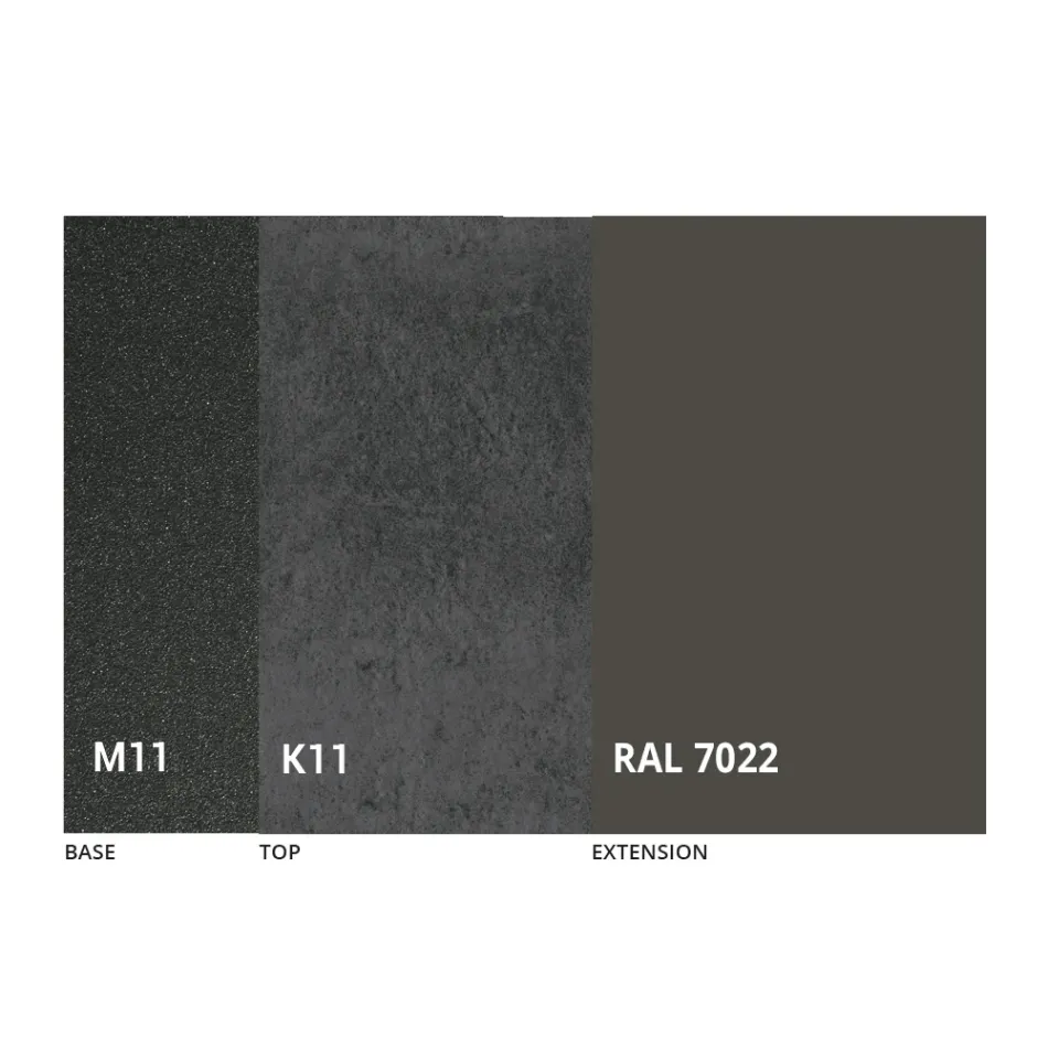 Rundt spisebord med udtrækbar plade til 180 cm Fremstillet i Italien - Muschio Viadurini