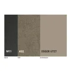 Rundt spisebord, der kan forlænges til 270 cm i keramik Made in Italy - Muschio Viadurini