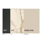 Rundt spisebord, der kan forlænges til 270 cm i keramik Made in Italy - Muschio Viadurini