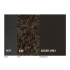 Rundt spisebord, der kan forlænges til 270 cm i keramik Made in Italy - Muschio Viadurini