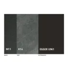 Rundt spisebord, der kan forlænges til 270 cm i keramik Made in Italy - Muschio Viadurini