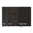 Rundt spisebord, der kan forlænges til 270 cm i keramik Made in Italy - Muschio Viadurini