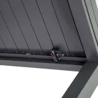 Firkantet bord, der kan udvides til 180 cm, lavet af aluminium - Marker Viadurini