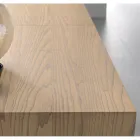 Udtrækkeligt rektangulært bord (300 cm eller 340 cm) i træ - Passoa Viadurini