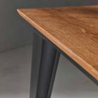 Rektangulært udtrækkeligt bord Op til 2,2 m træplade Fremstillet i Italien - Alicia Viadurini