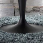 Rundt, udvideligt og moderne designbord - Borgia Viadurini