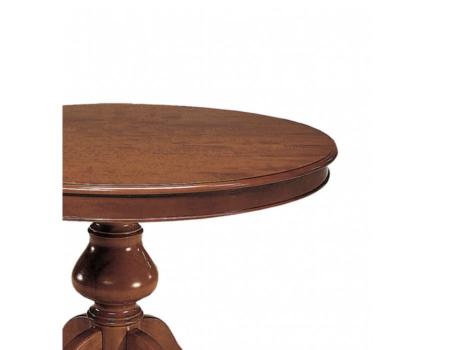 Rundt bord med 34 cm udtræk Made in Italy - Tellus Viadurini