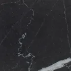 Rundt udendørsbord i sort Marquinia-keramik Lavet i Italien - Pegaso Viadurini