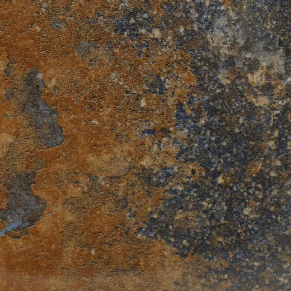 Rundt udendørs keramisk bord tordenvejr lavet i Italien - Pegaso Viadurini