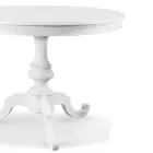 Rundt udtrækbart stuebord i træ lavet i Italien - Vittoria Viadurini