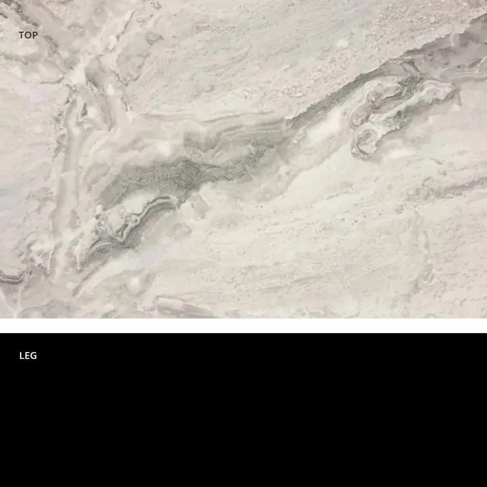 Klassisk design rundt bord, Ø140 og HPL top - Nittende århundrede af Slide Viadurini