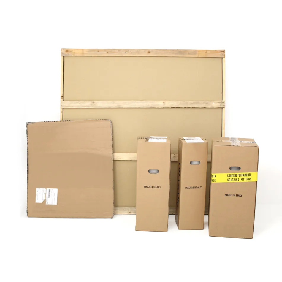 Fast rundt bord med keramisk plade lavet i Italien - saks Viadurini