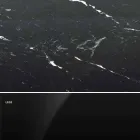 Moderne rundt bord i Carrara-marmor og Marquinia Made in Italy – Dollars Viadurini