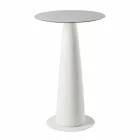 Polyethylen runde bord Slide Hoplà (H110) hpl top lavet i Italien Viadurini