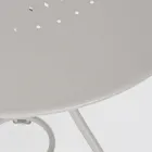 Shabby Chich stil rundt havebord i malet stål - fortryllelse Viadurini