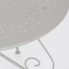 Shabby Chich stil rundt havebord i malet stål - fortryllelse Viadurini