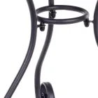 Shabby Chich stil rundt havebord i malet stål - fortryllelse Viadurini