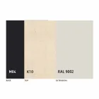 Rundt spisebord, der kan forlænges til 165 cm med keramisk top - Pistolero Viadurini