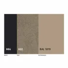 Rundt spisebord, der kan forlænges til 165 cm med keramisk top - Pistolero Viadurini