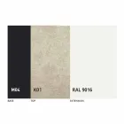 Rundt spisebord, der kan forlænges til 165 cm med keramisk top - Pistolero Viadurini