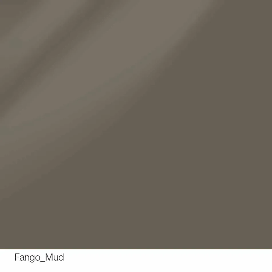 Rundt designbord d.120 krystalplade fremstillet i Italien Cristal Viadurini