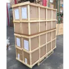 Ægte bord rundbord i teak og massivt træ til udendørs brug Viadurini