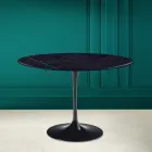 Tulipanbord Eero Saarinen H 73 i keramik Noir Laurent Made in Italy - Scarlet Viadurini