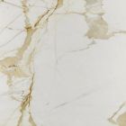 Eero Saarinen Tulipanbord H 73 i guld Caracatta marmor Lavet i Italien Viadurini