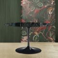 Tulip Eero Saarinen H 73 Oval Bord i Alpine Green Marble Made in Italy - Scarlet