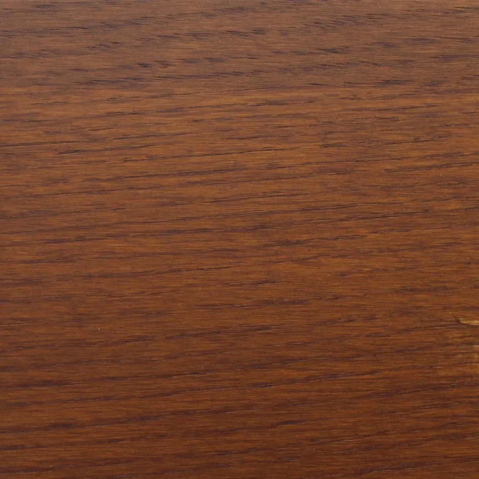 Eero Saarinen Tulip Table H 73 Round i mørk valnøddebejdset eg fremstillet i Italien - Scarlet Viadurini