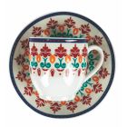 Kaffekopper og underkop i Assorteret Farvet Porcelæn 12 Stk - Persien Viadurini