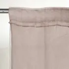 Let hørgardin med organza og gotisk broderi i luksuscentret - Marinella Viadurini