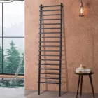 Sort hydraulisk radiator i kulstofstål, fremstillet i Italien - Raggio Viadurini
